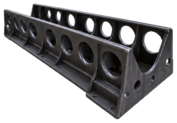 Box beam with lightening holes