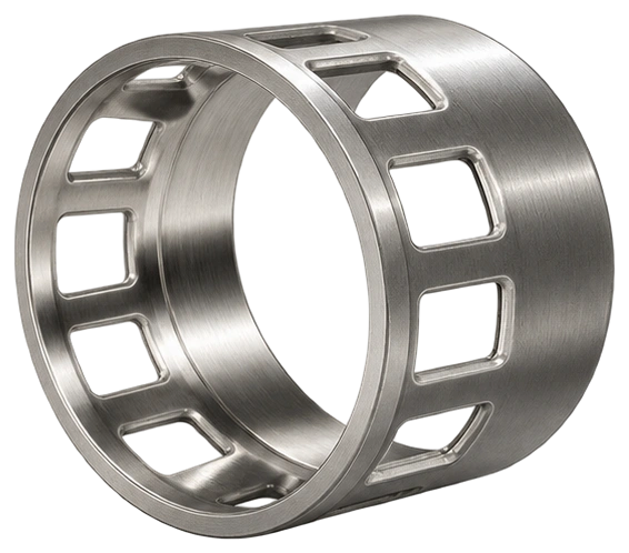 Machined cage