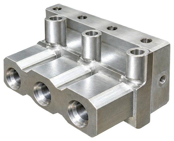Ported block