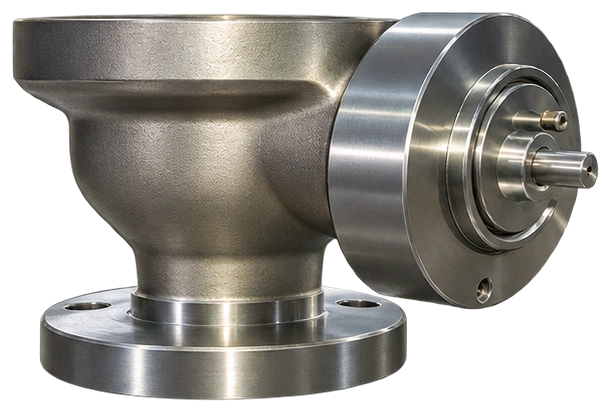 Flanged valve body