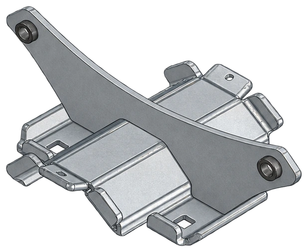Weldment, coupler and gear rack