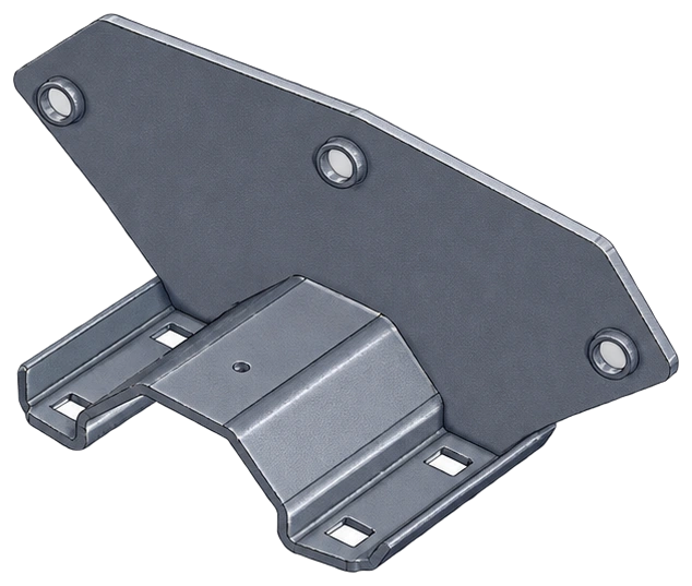 Weldment, gear rack coupler, 62°