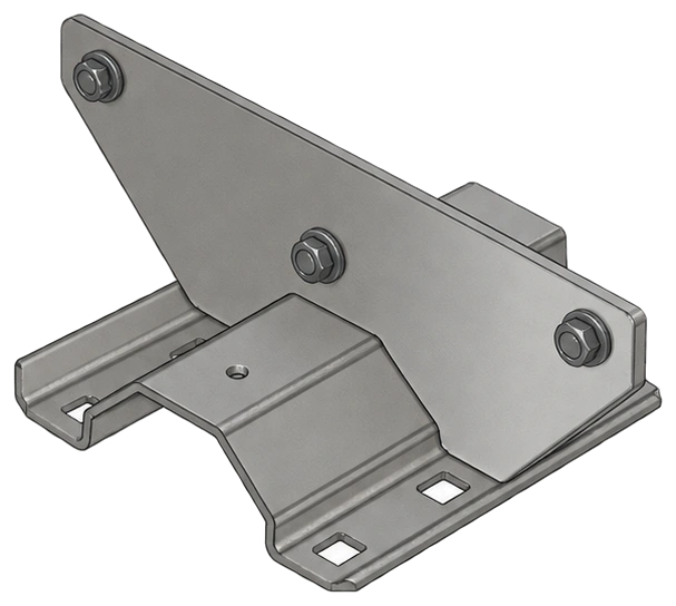 Weldment, gear rack coupler
